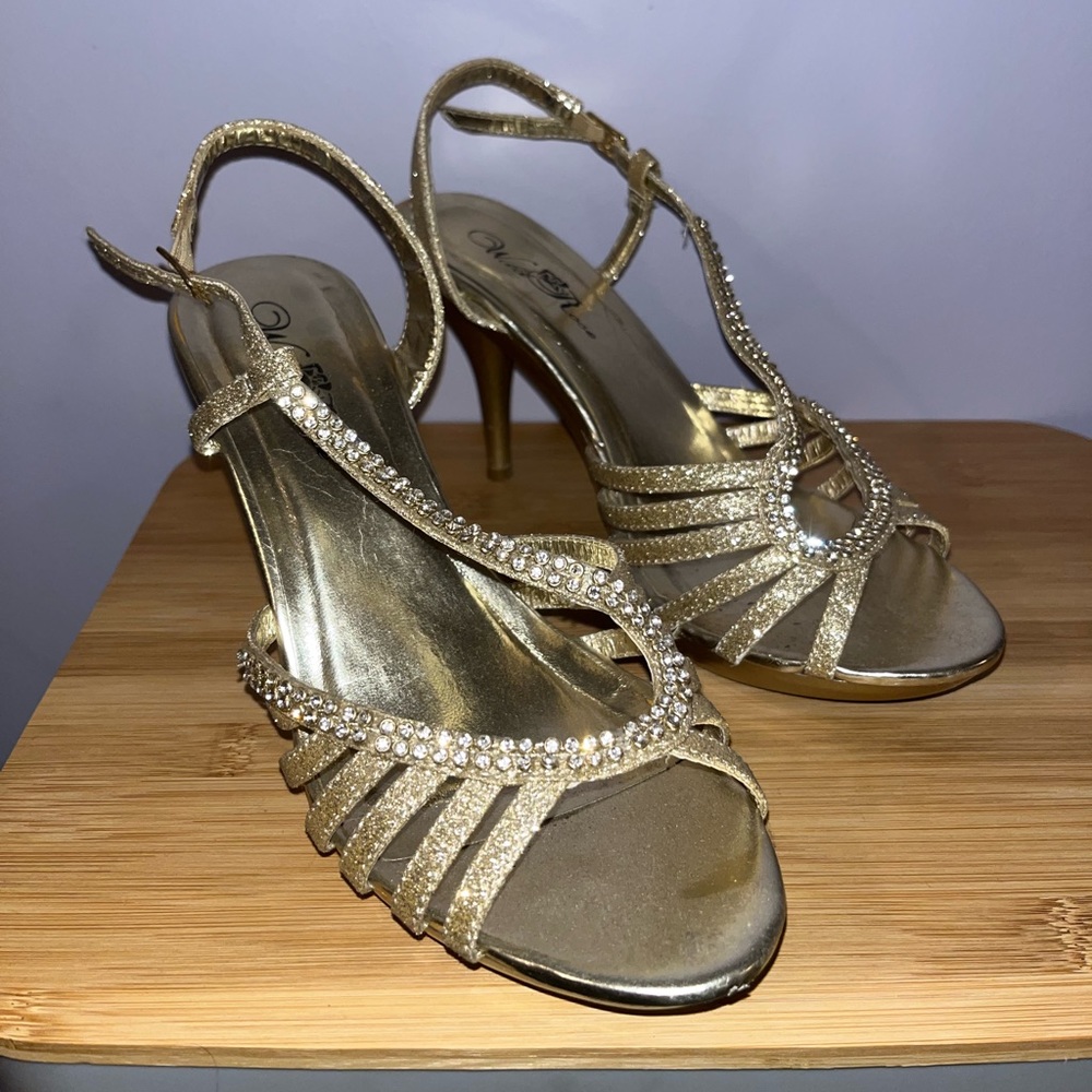 Wild Rose Gold Heels